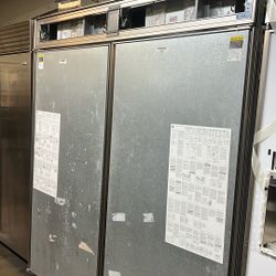 SUB ZERO 72”WIDE PANEL READY BUILT IN REFRIGERATOR/FREEZER 