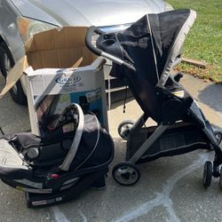 Graco Fast Action Travel System with Snugride 30 LX Milano Collection