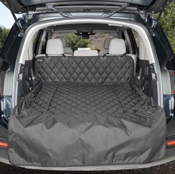 4Knines black cargo mat/liner for a mid-size SUV