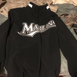 Marlins jacket sweater windbreak windproof