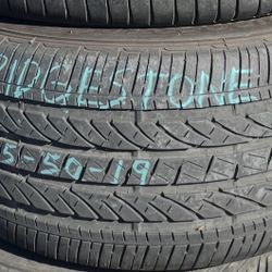 1x Used Tire Bridgestone 245/50/19🛞