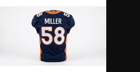 Broncos Miller #58 Jersey - Blue