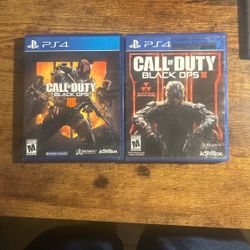 Bo4 and Bo3 Ps4 version