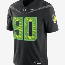 Nike Oregon Ducks x Grateful Dead Football Jersey Mens Sz Large - LIMITED