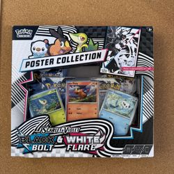 Pokémon Scarlet & Violet Black Bolt & White Flare Unova Poster Collection