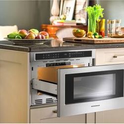 MONOGRAM 1.2 CU. FT.  DRAWER MICROWAVE Model# ZWL1126SRSS