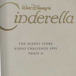 Vintage Walt Disney's Cinderella Video Challenge 1995
