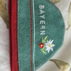 Bavarian Coin/change Purse Green Suede 