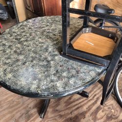 Round Solid Wood Table 
