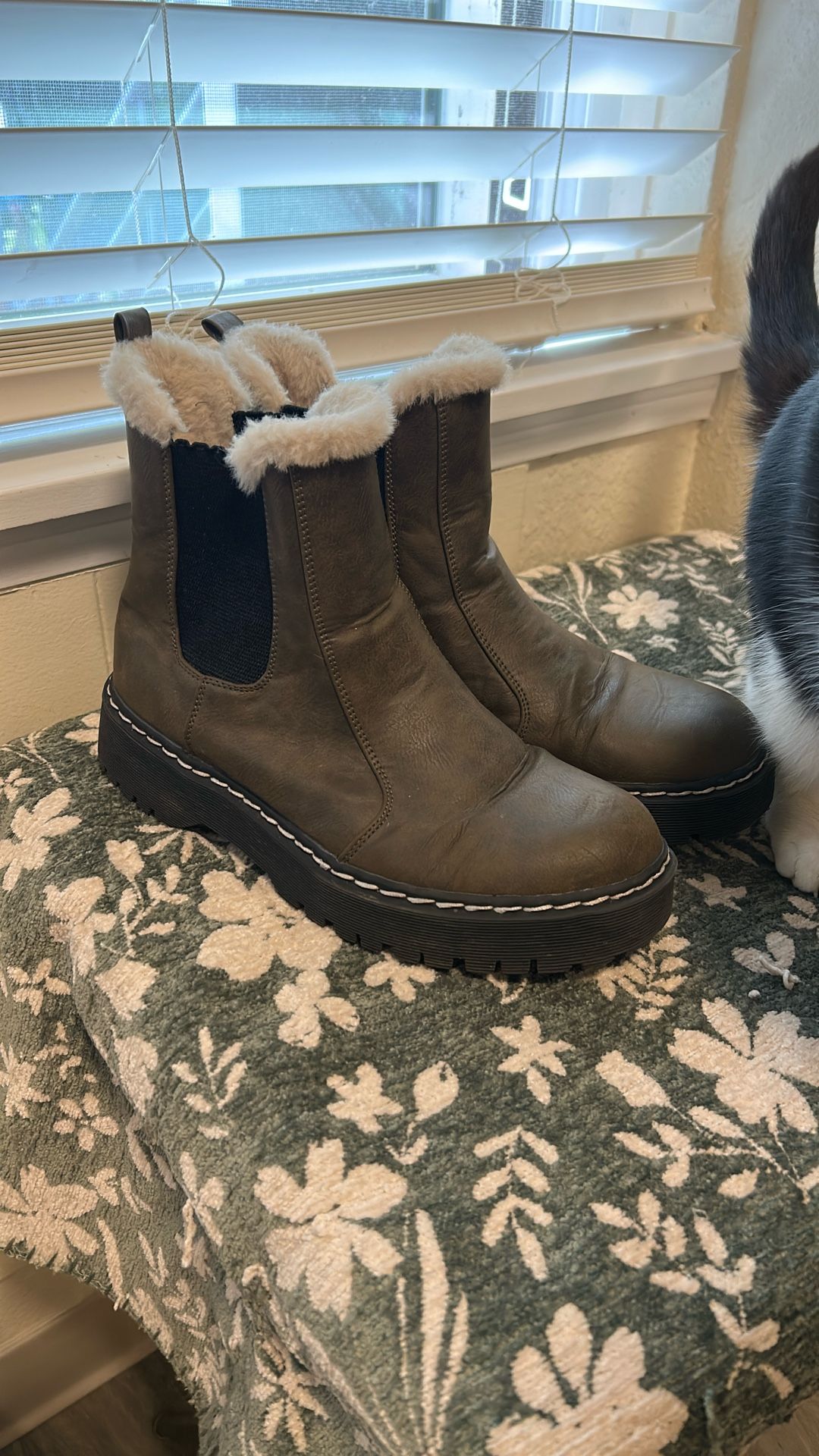 Olive Green Boots