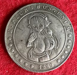 Anime Gamer Girl Coin. First $20 Offer Automatically Accepted. Shipped Same Day