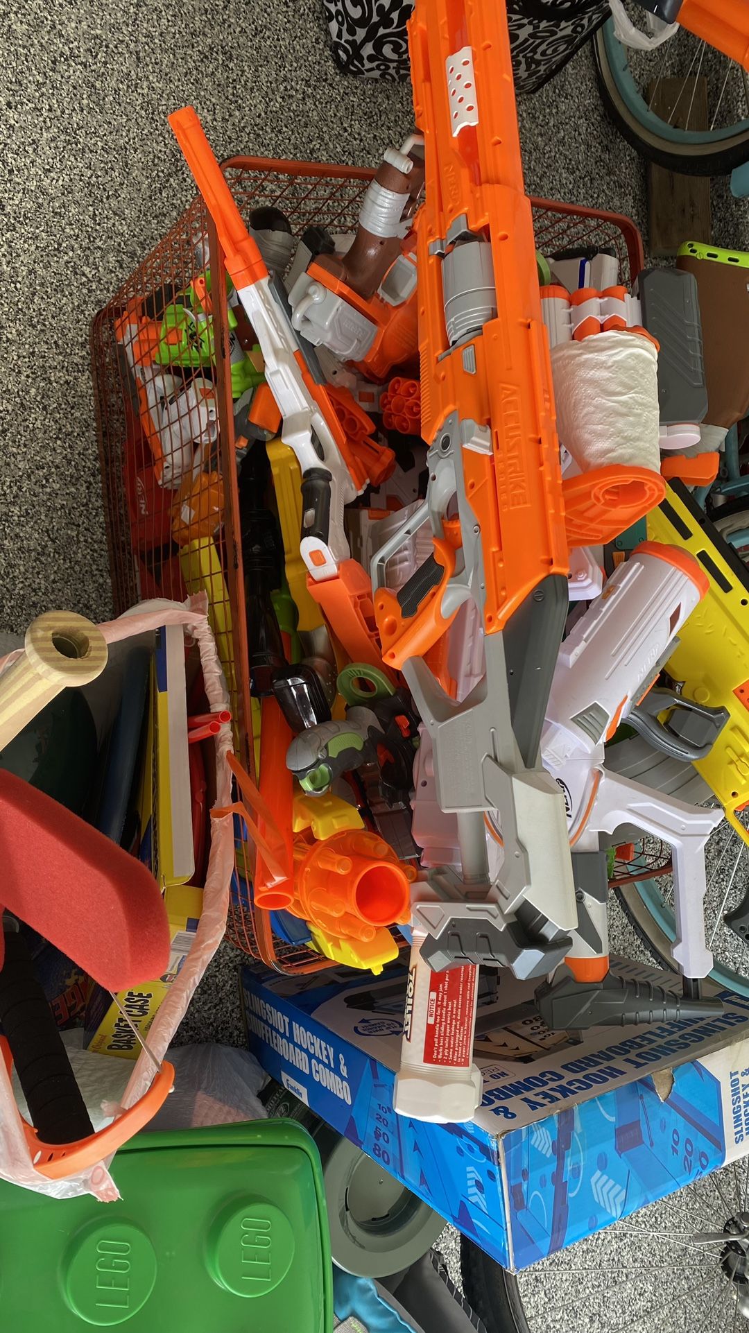 Approximately 50 Nerf Guns