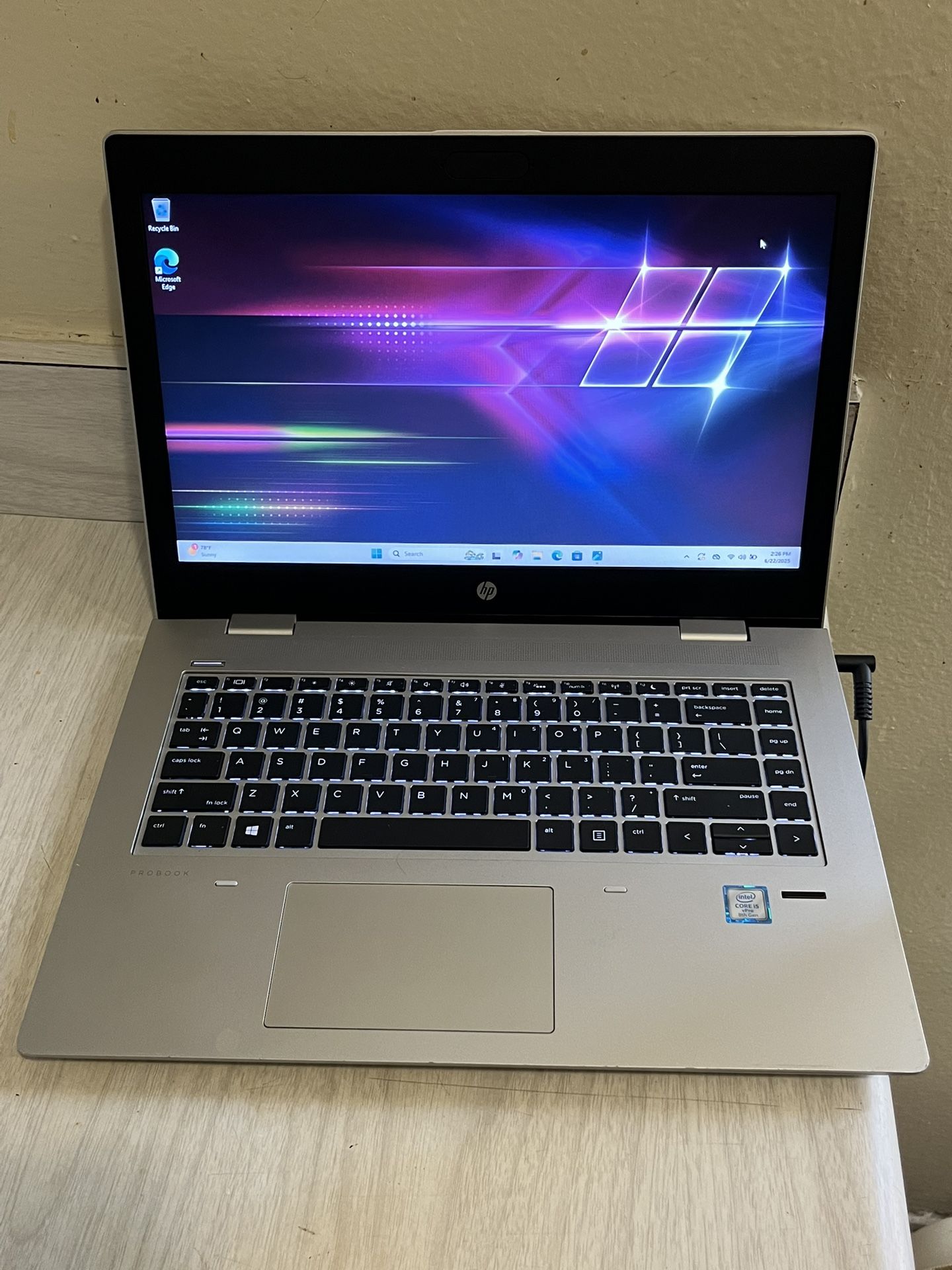 HP Probook Windows 11 Laptop 8th Generation