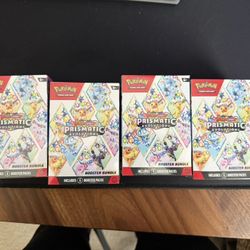 Pokémon Prismatic Evolution Booster Bundle X4