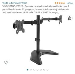 Gaming Soporte independiente para 2 pantallas