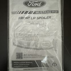 2024 Ford Mustang Front Lip/splitter spoiler