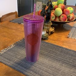 Purple Disco Starbucks Tumbler 