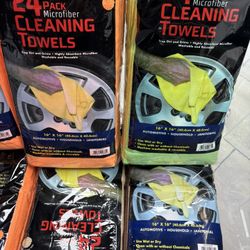 24 Pk Microfiber Towel