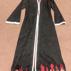New small black jacket coat cape cosplay renaissance long Midevil outfit