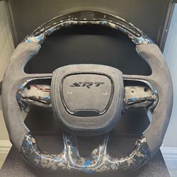 Dodge Charger/Challenger Carbon fiber LED steering wheel