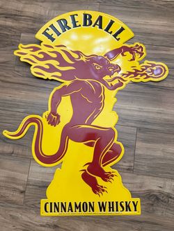 Fireball wall sign