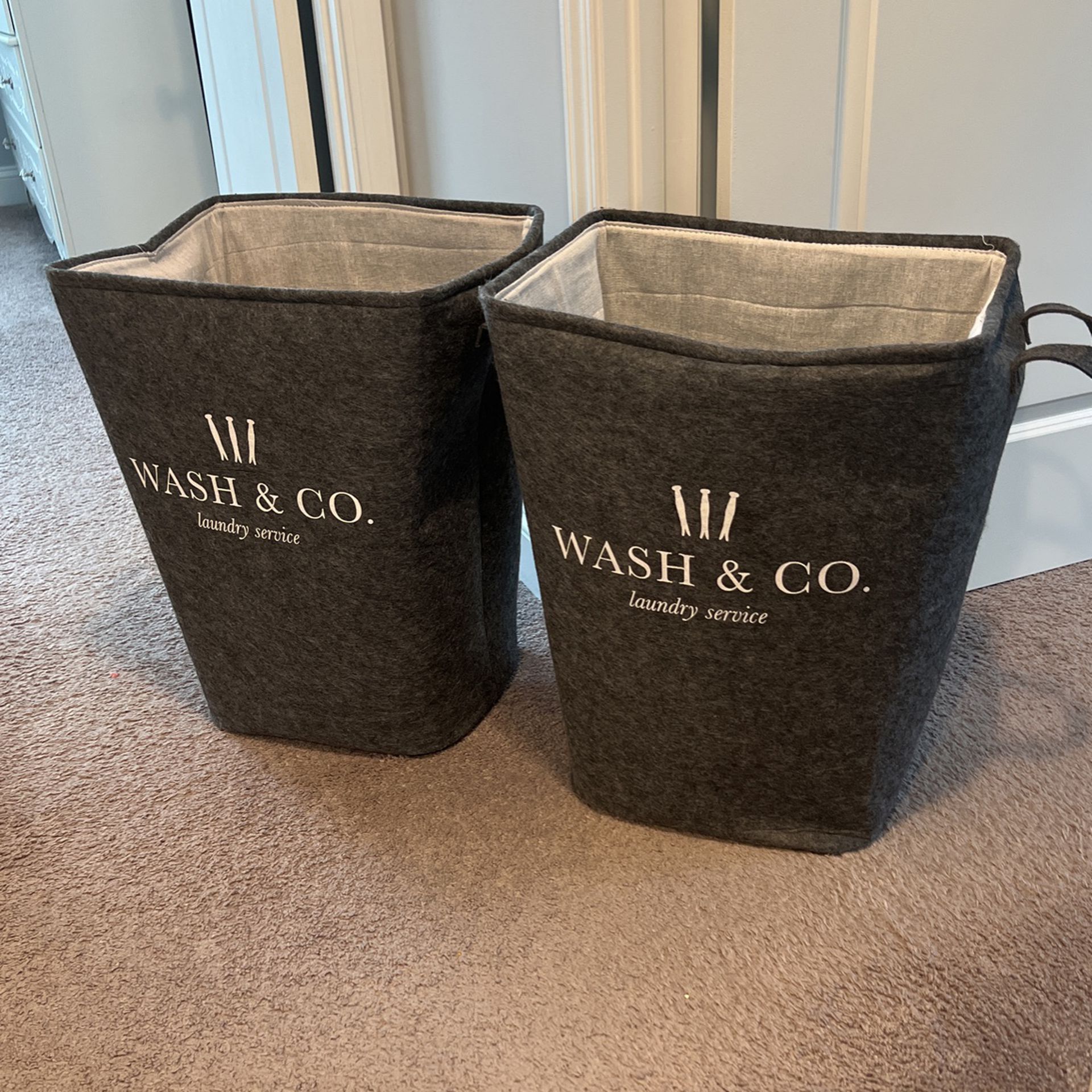 Two Laundry Basket 