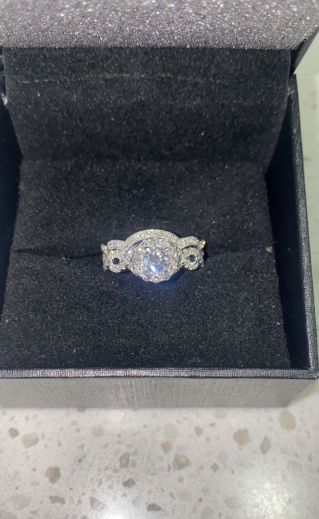 14k Engagement Ring Set