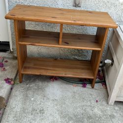 Wood End Table 