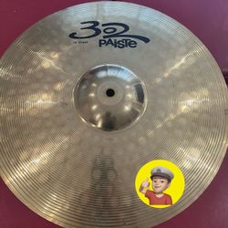 💥 Paiste 16” Crash Cymbal For Drum Set