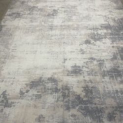 Abstract style 9x12 washable area rug