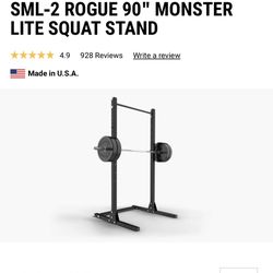 Rogue Monster Lite Squat Rack With Attachments 