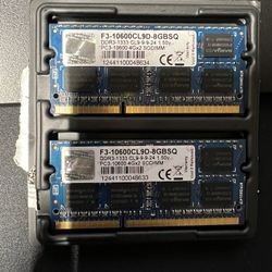DDR3 - 1333 8gb 4gb x2