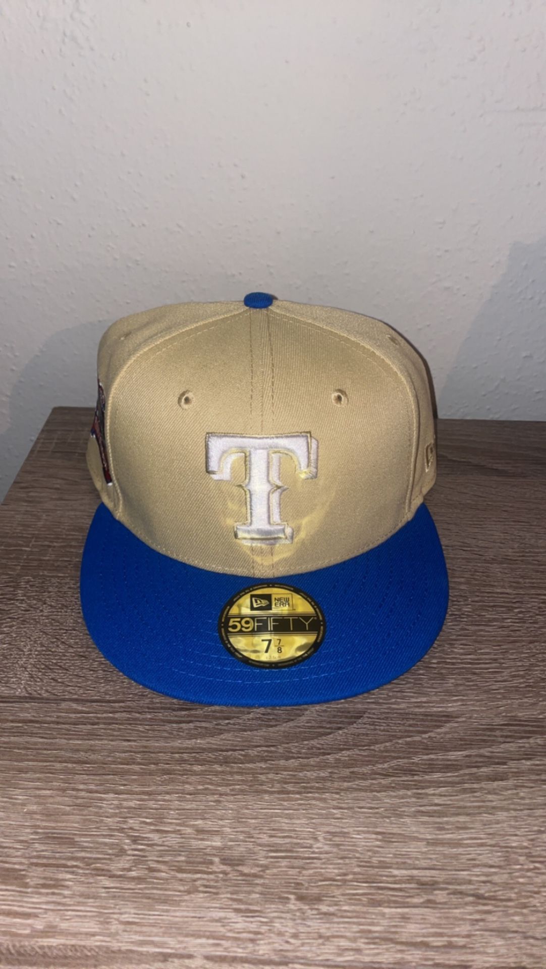 New Era Texas Rangers Final Season Vegas Gold 59Fifty Fitted Hat 7 7/8