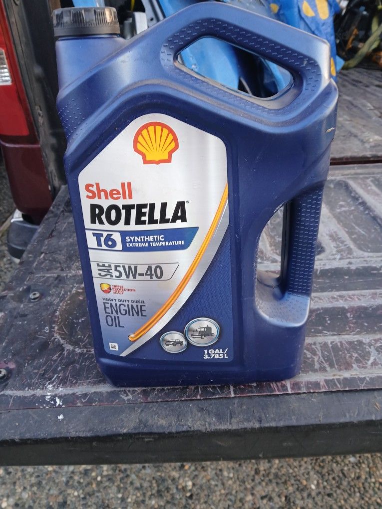She'll Rotella 5w40 t6 synthetic