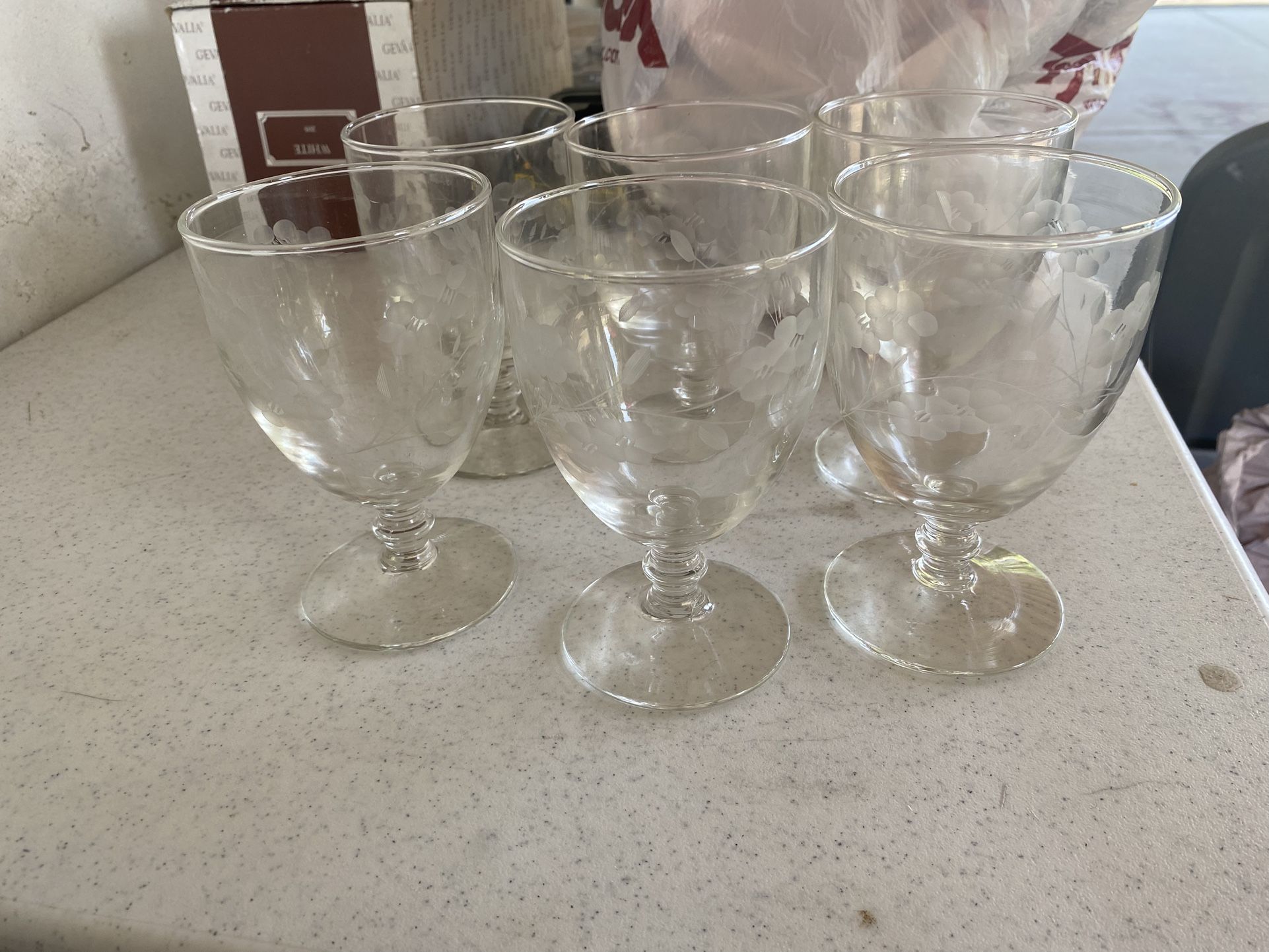 Princess House Crystal Heritage Set Of 6