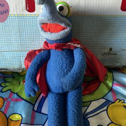 Vintage 1981 Muppets “The Great Gonzo” 13 Inch Plush Doll by Fisher Price