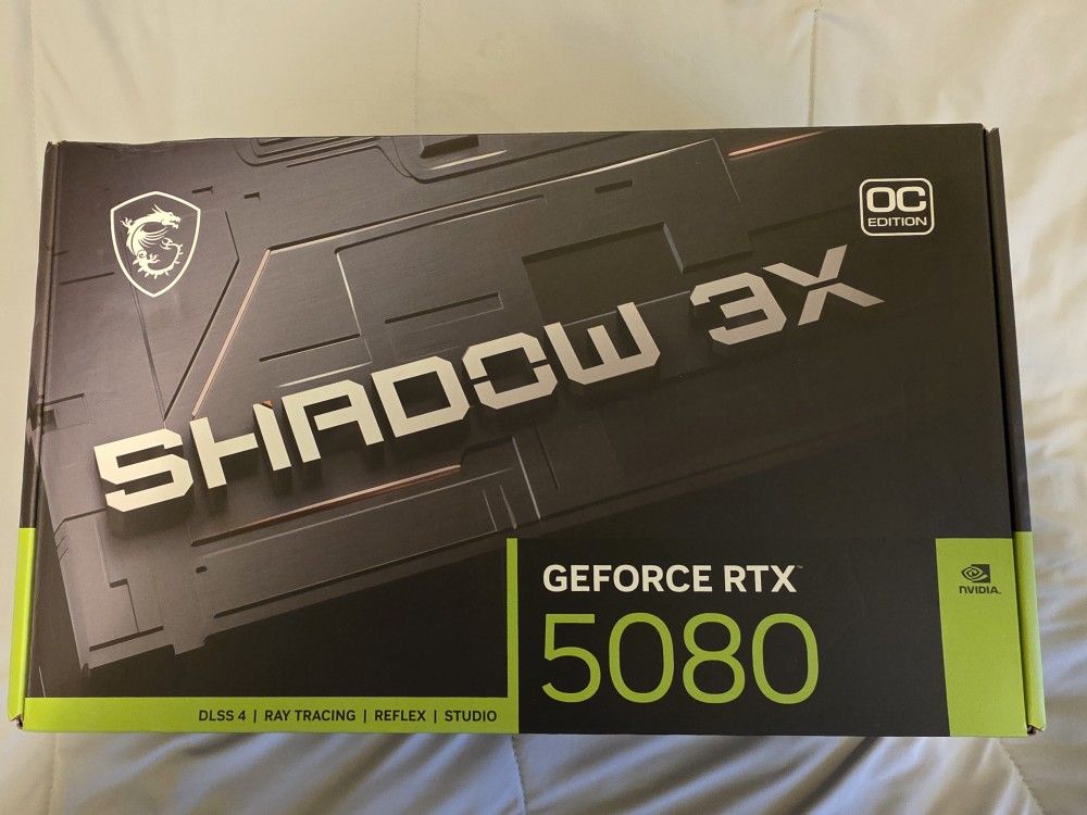 MSI - NVIDIA GeForce GeForce RTX 5080 16G SHADOW 3X