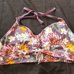 Purple Bikini Top