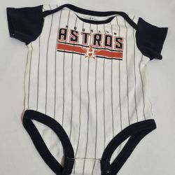 HOUSTON ASTROS GENUINE MERCHANDISE BABY UNIFORM SIZE 6-9 MONTHS 