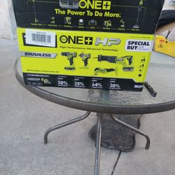 Ryobi 18V Brushless 4- Tool Combo Kit