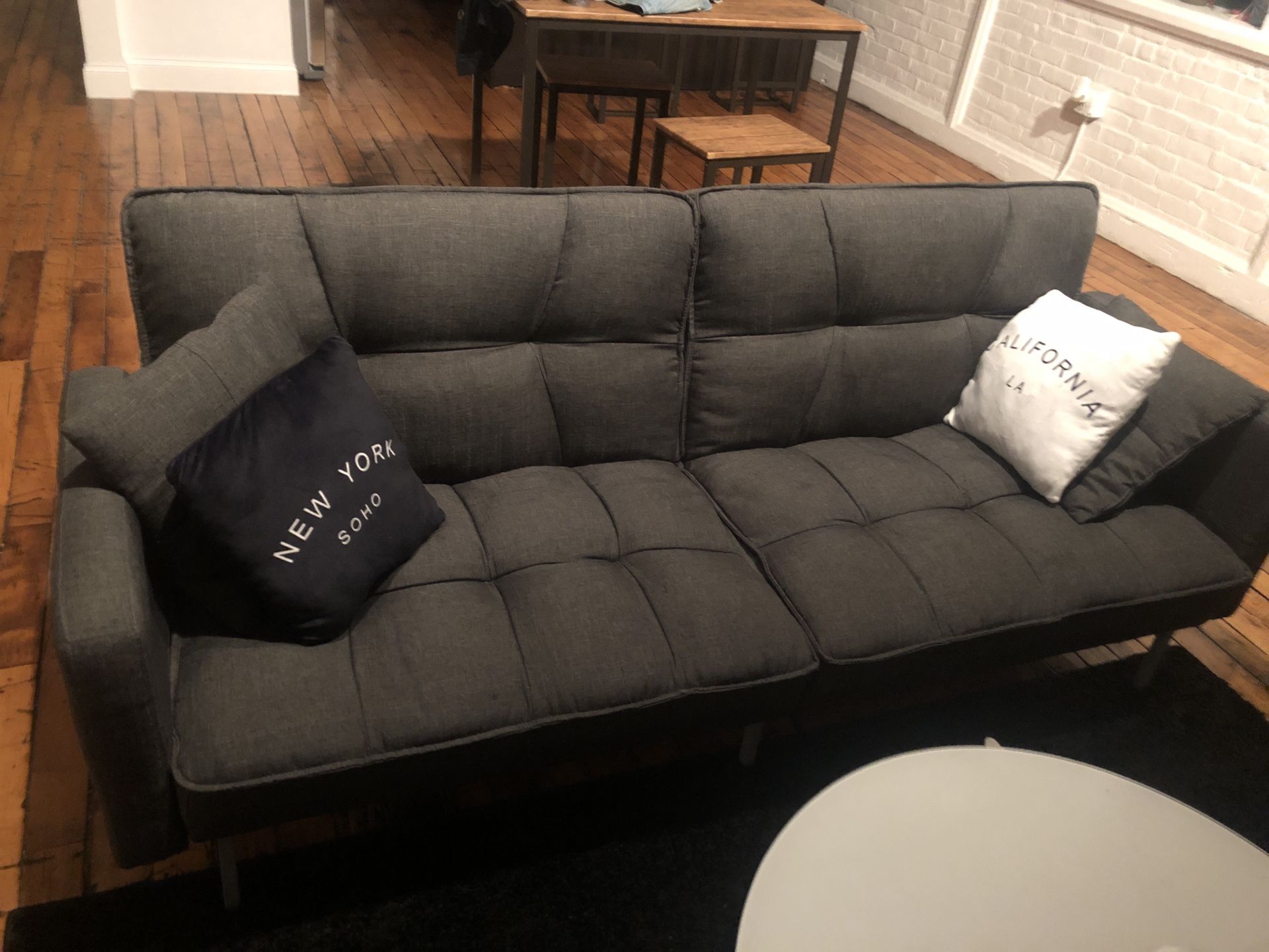 Grey Futon Couch