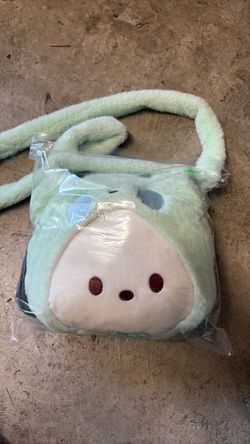 Plush Character Crossbody Bag