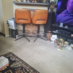 Two Bar Stools 