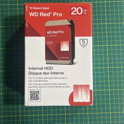WD Red Pro 20TB Internal Hard drive 