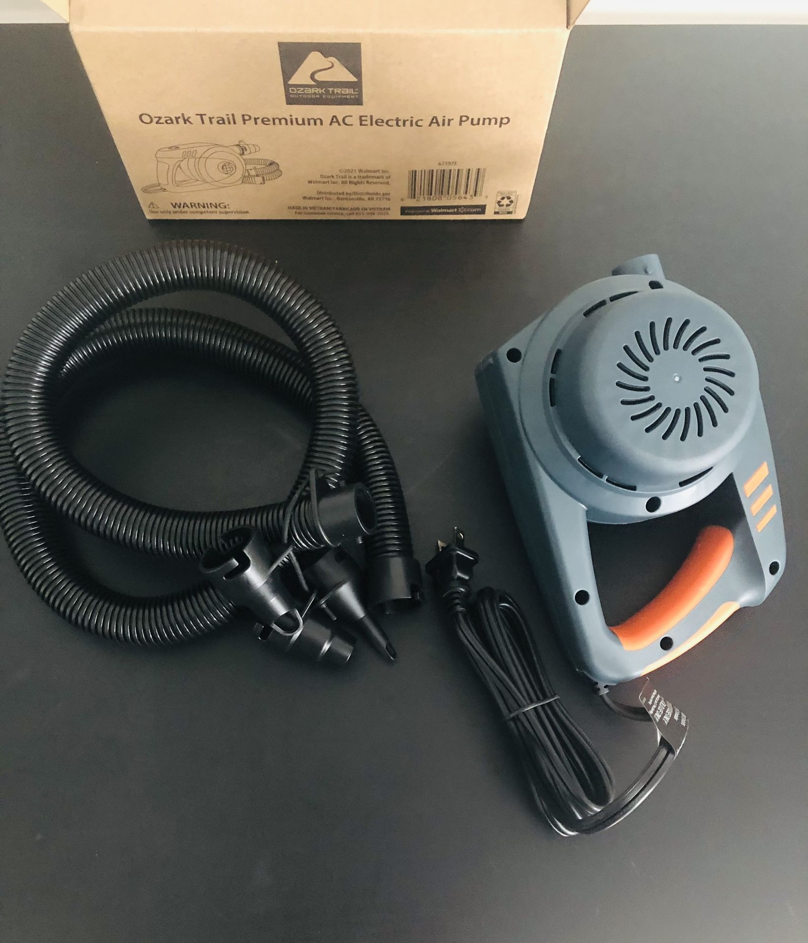 Brand new! Ozark Trail PowerGrip AC Electric Air Pump