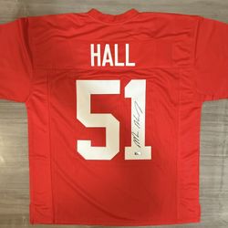 Hall #51 Autographed 49ers Jersey – Prime Time Certified