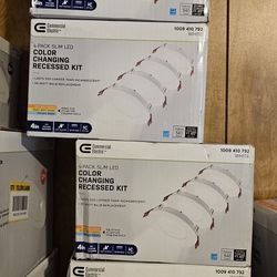 Commercial Electric
Pro Value Series LED 4 in Round Adj Color Temp Canless Recessed Light for Kitchen Bath Living rooms, Wht 4-Pk