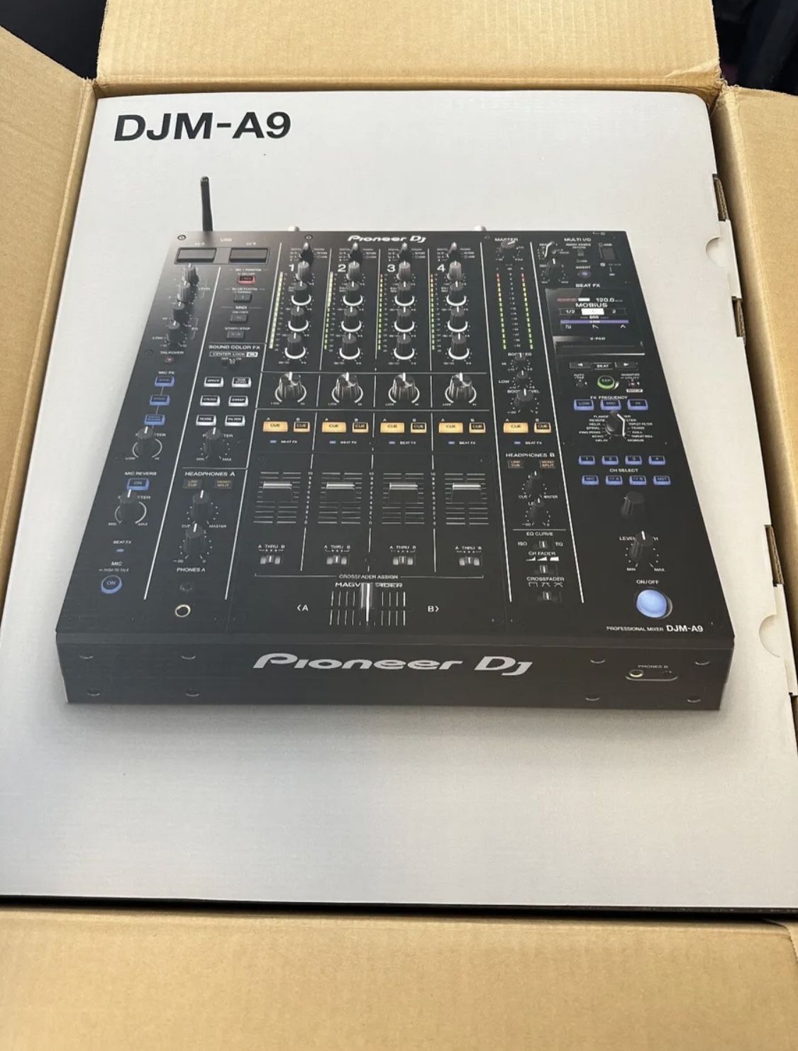 Pioneer DJM A9 DJ Mixer w/ Guitar Center Receipt