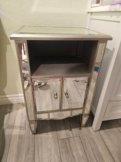 Mirrored Nightstand