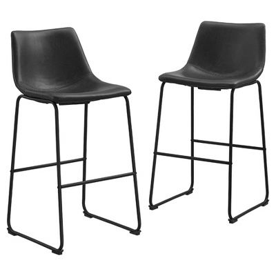 Modern Black Bar Stools